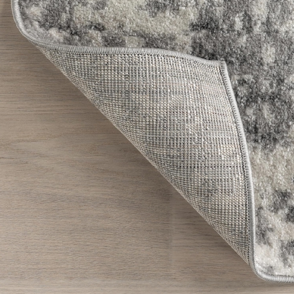 Modern Gray Runner Rug - Picture 3 of 4